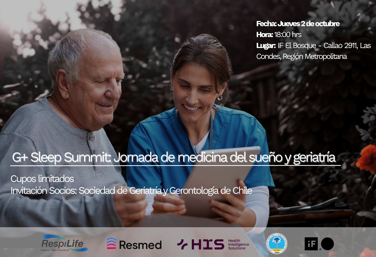 Jornada exclusiva en medicina del sueño y geriatría